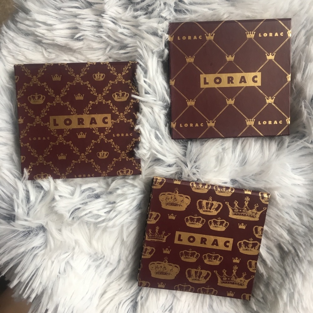 3 Lorac pallets☀️ PRICE DROP !!!